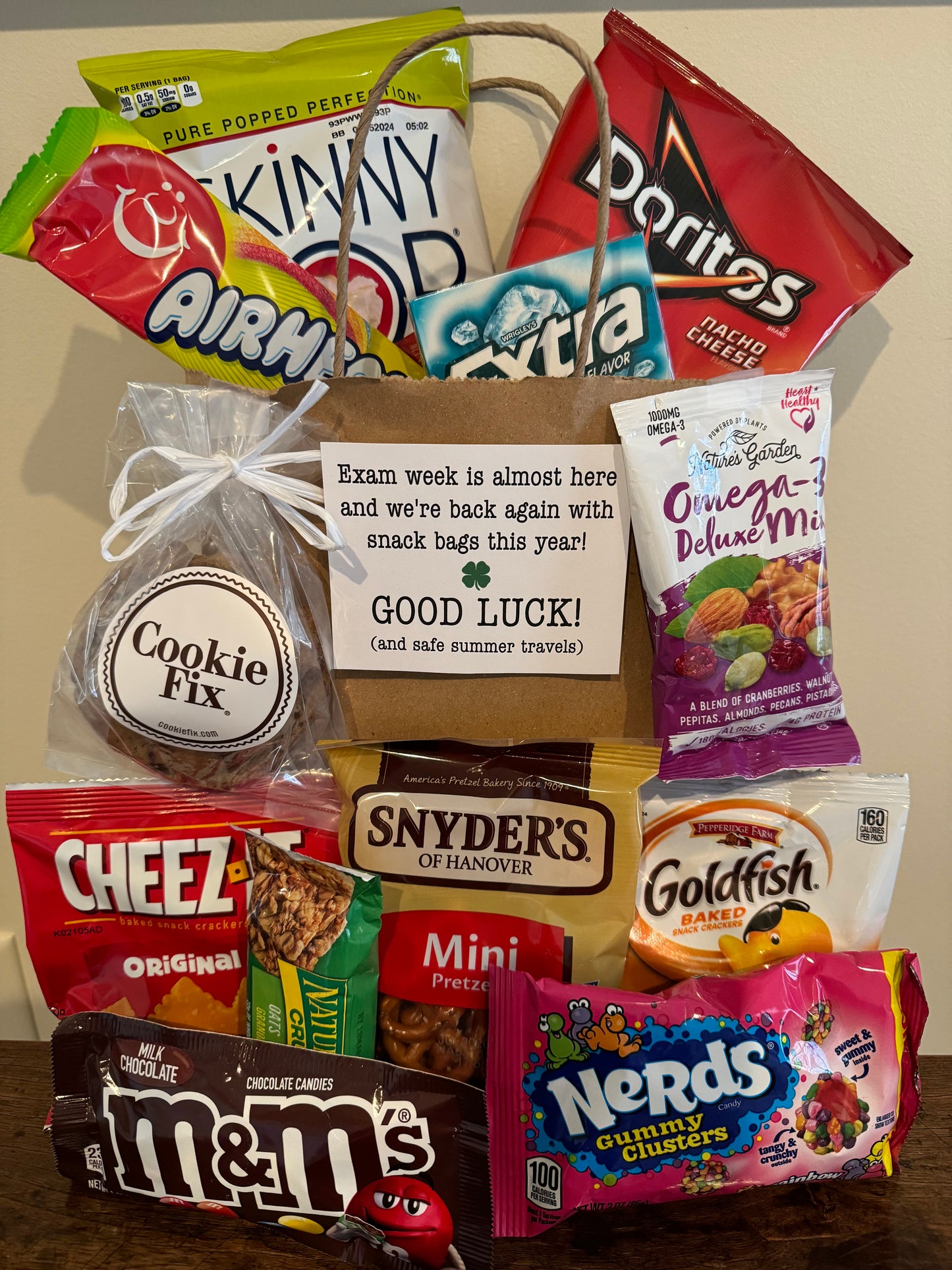 Spring Exam Snack Pack