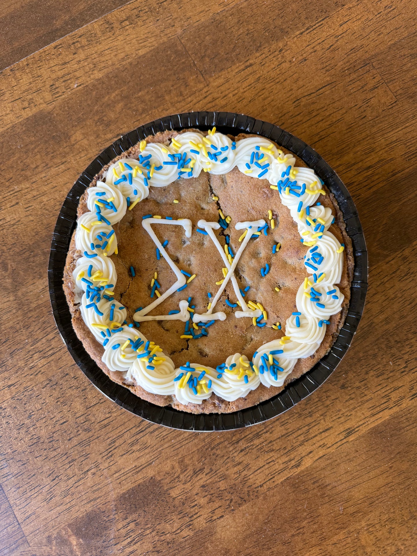 Fraternity Cookie Fix Cookie Cake (includes delivery)