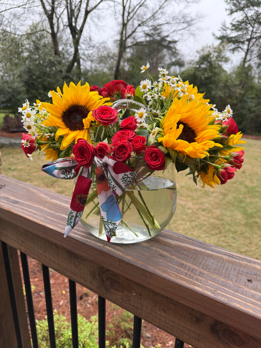 Floral Basket Arrangement